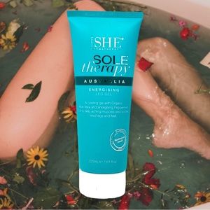 NWT om SHE Aromatherapy Australia 🇦🇺 Sole Therapy Energising Leg Gel